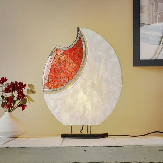 Lámpara de mesa decorada YOKO