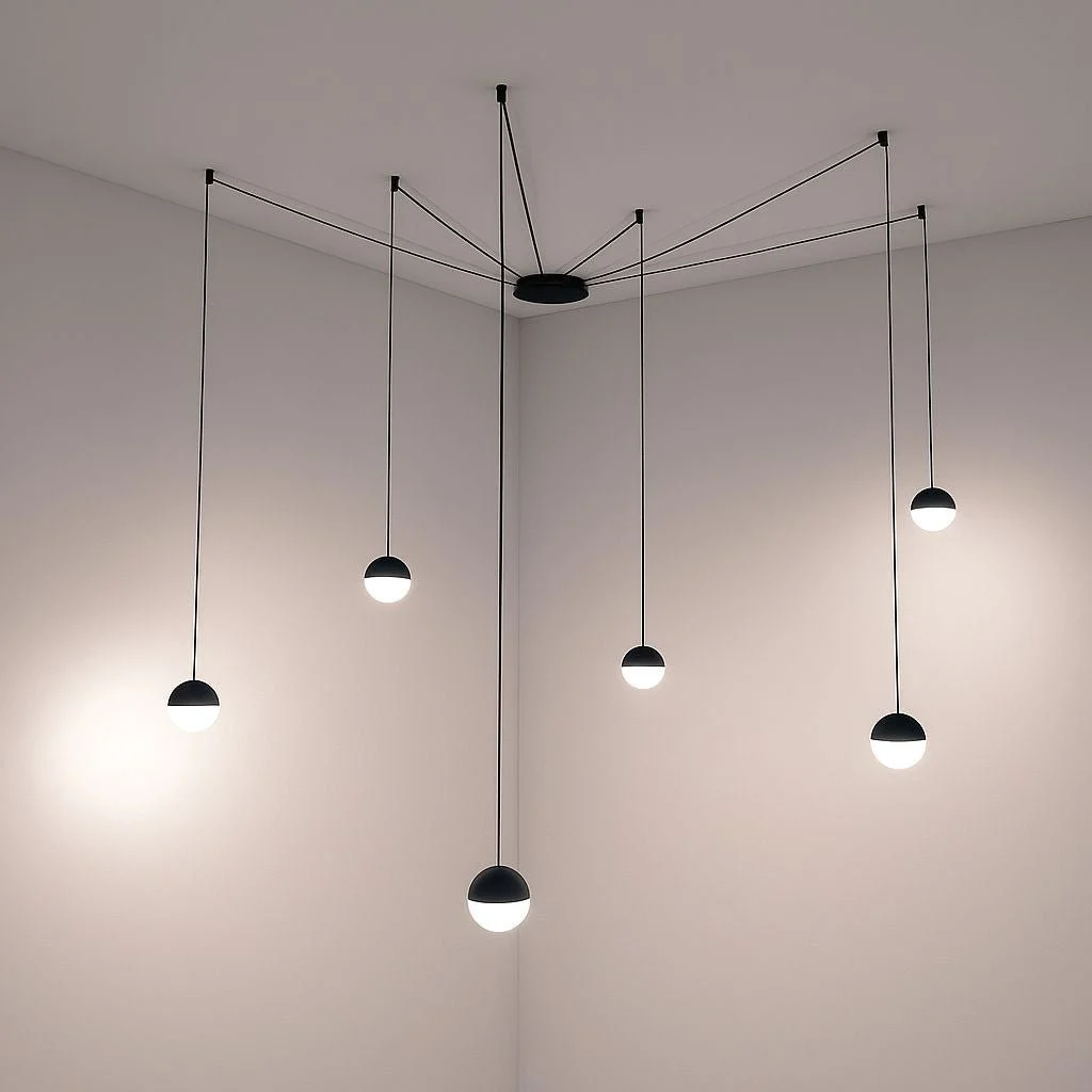 Lámpara colgante LED de diseño "ÓRBITA" - 6 x 9W (54W)