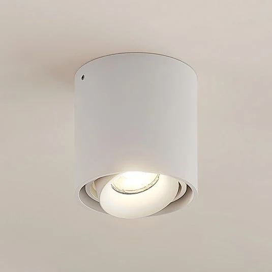 Arcchio downlight Walza, blanco, metal, Ø 9,3cm, GU10