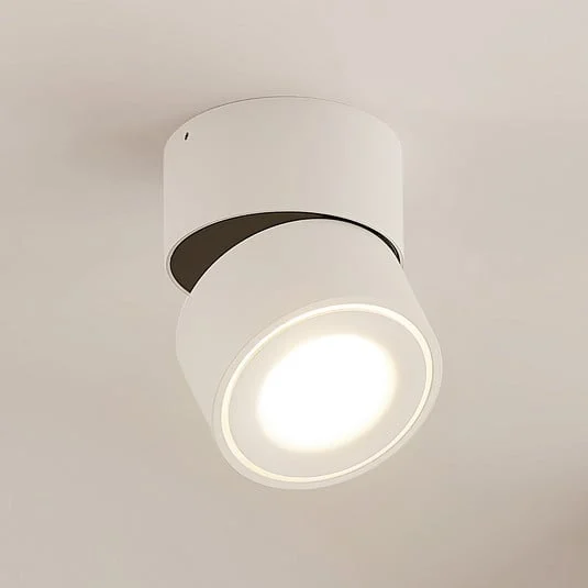 Arcchio Foco downlight LED Rotari, blanco, 1 luz, 1987 lm