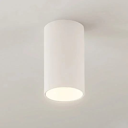 Arcchio Downlight Brinja, blanco, metal, Ø 6 cm, redondo, GU10
