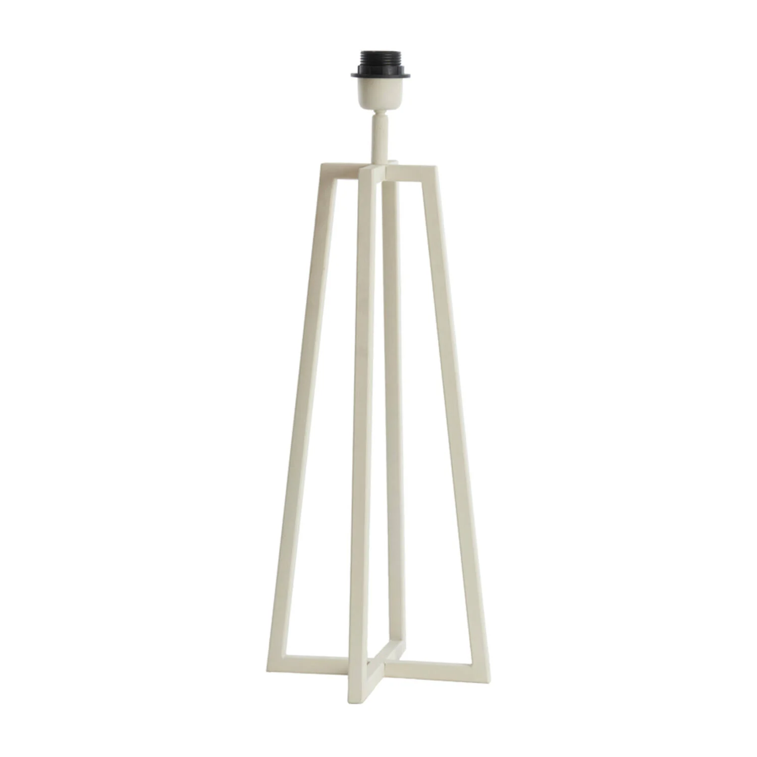Base de lámpara blanca diseño moderno geométrico Light & Living Miley