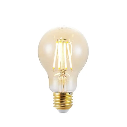 Bombilla LED E27 A60 6,5 W 2500 K ámbar con atenuador de intensidad de 3 pasos