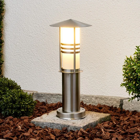 Baliza Erina, acero inoxidable, 40 cm