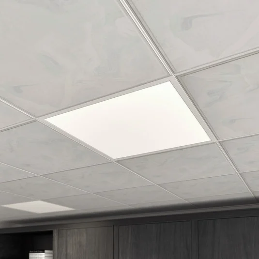 Arcchio Panel LED empotrado Viñas, 62 cm, blanco, aluminio, CCT