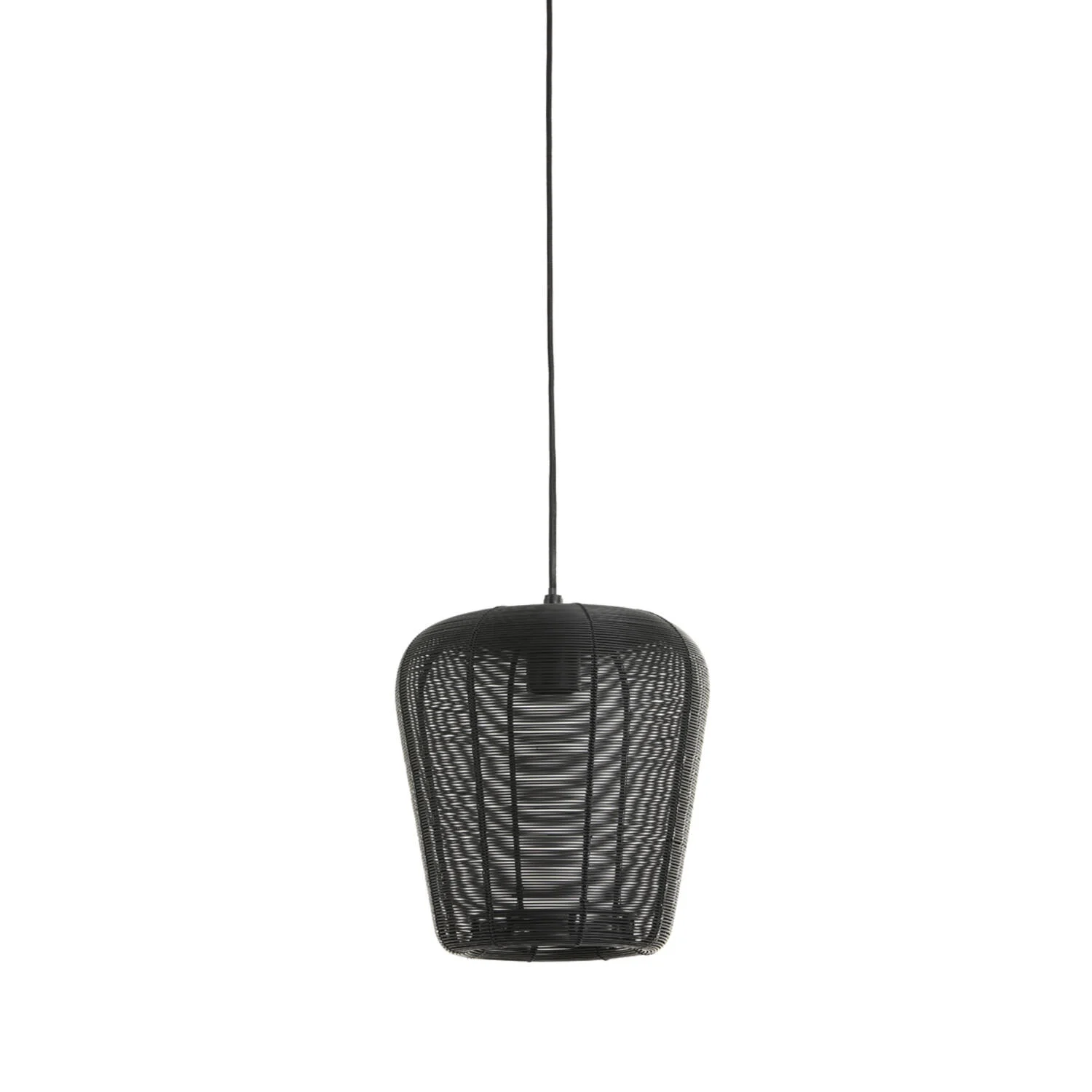 Lámpara negra de alambre estilo actual Light & Living Adeta