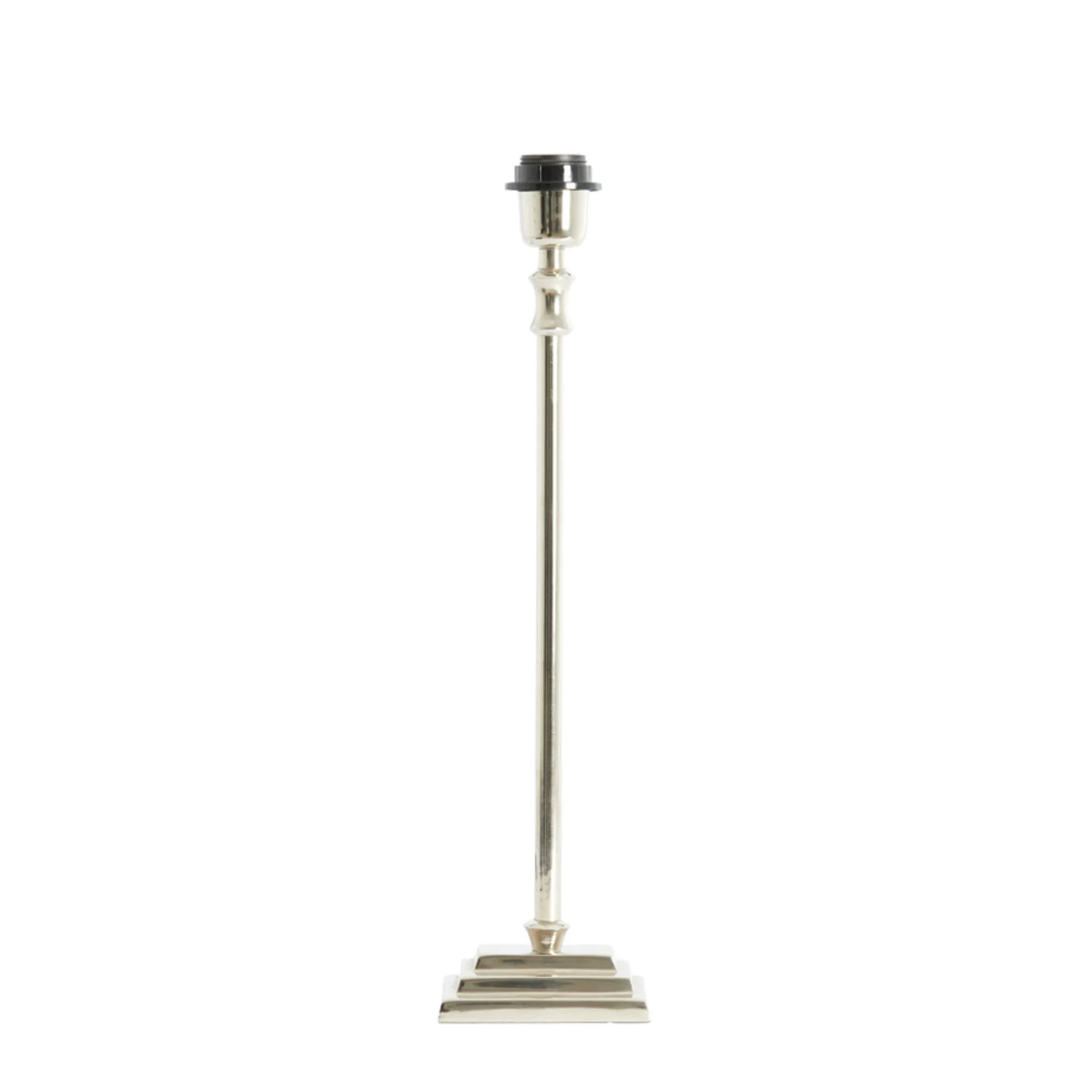 Lámpara de mesa negra de tela Light & Living Kota