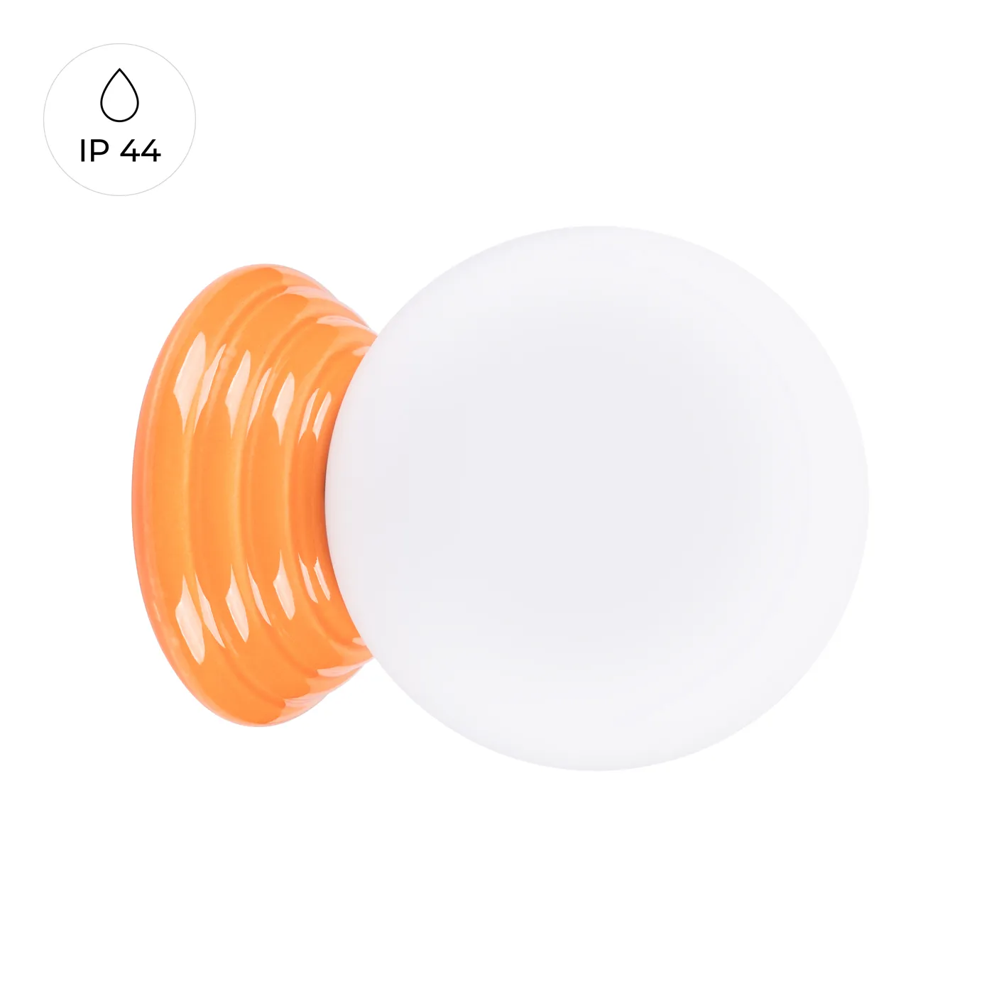 Aplique de cerámica de colores Zori con IP44