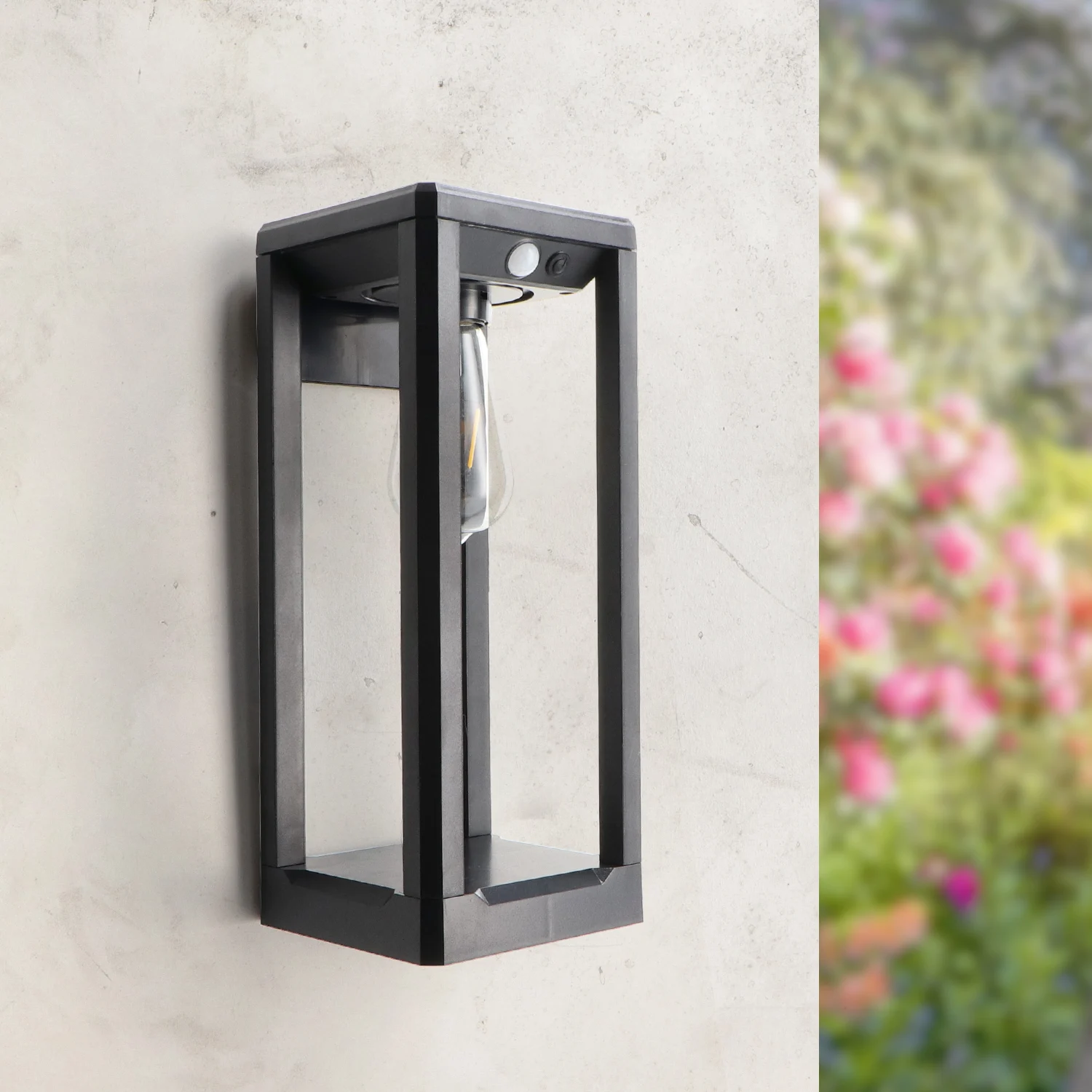 Aplique LED Solar 2,5W con Sensor de Moviento IP54