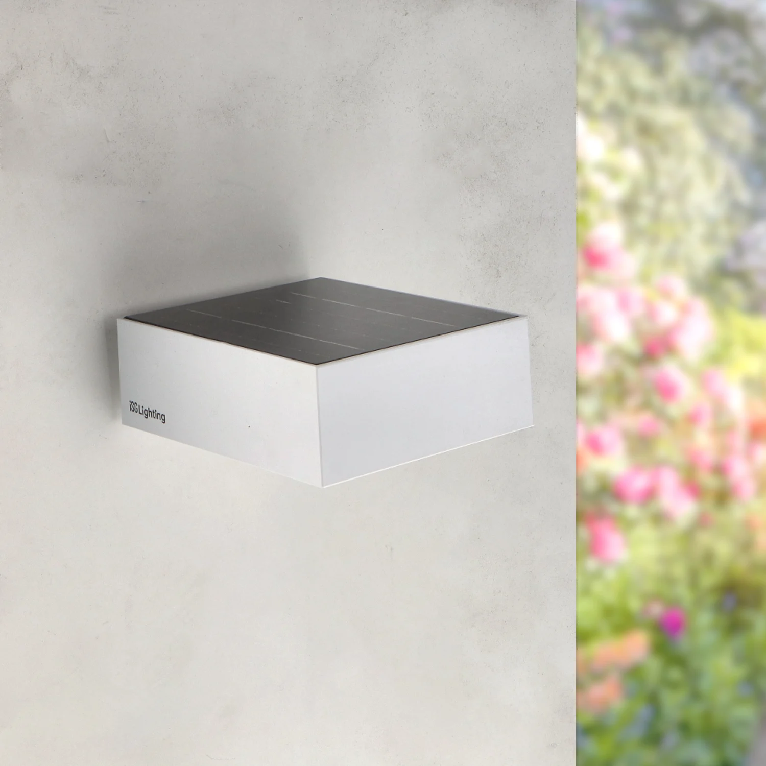 Aplique Led Solar White Bin IP44 Sensor Crepuscular / Movimiento