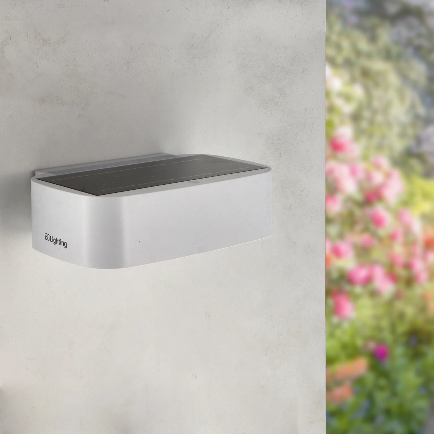 Aplique LED  Solar White Plit IP65 Sensor Crepuscular