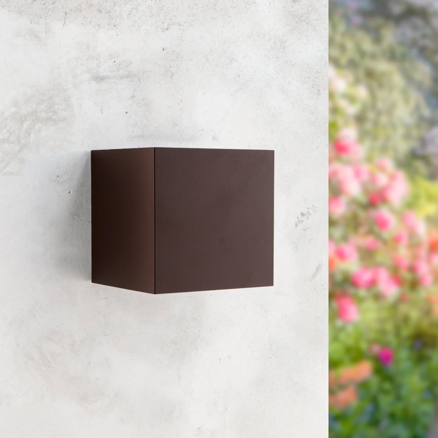 Aplique de Pared LED Rust Cube 12W IP54