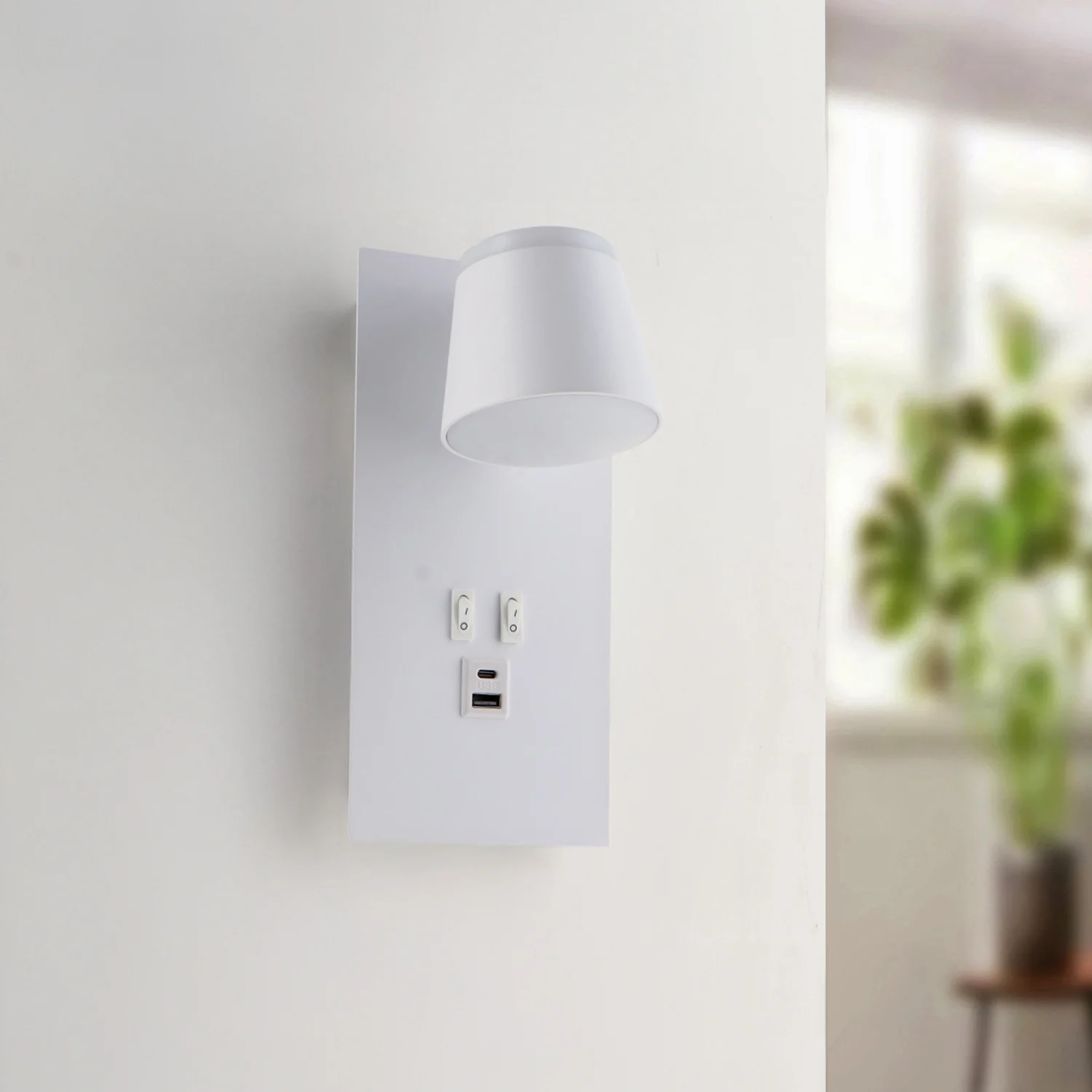 Aplique de Pared LED Orientable White Down 17W IP20
