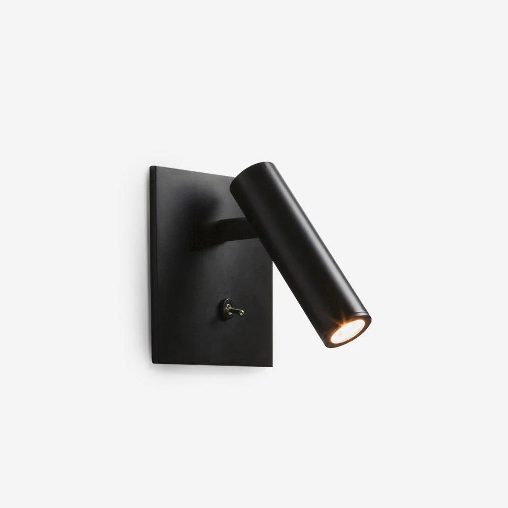 Aveny - Aplique de Pared LED Cuadrado con Diseño Moderno y Luz Cálida – Negro y Cobre