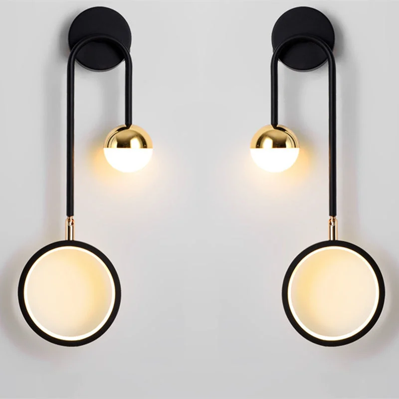 Foseli - Aplique de Pared Moderno de Diseño Elegante con Tecnología LED - Ideal para Salones y Oficinas