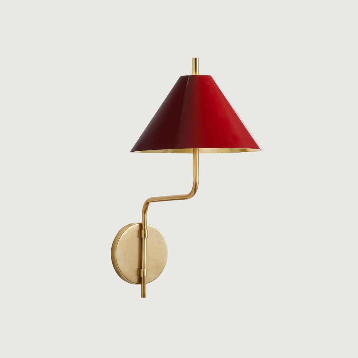 Nyora - Aplique de Pared de Metal Dorado con Pantalla de Lino - Diseño Elegante para Dormitorio y Espacios Modernos