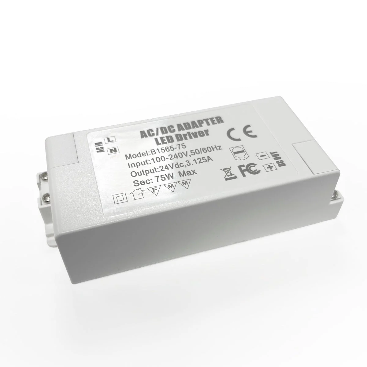 Fuente de alimentación 24V DC 75W 3.1A 100-240V