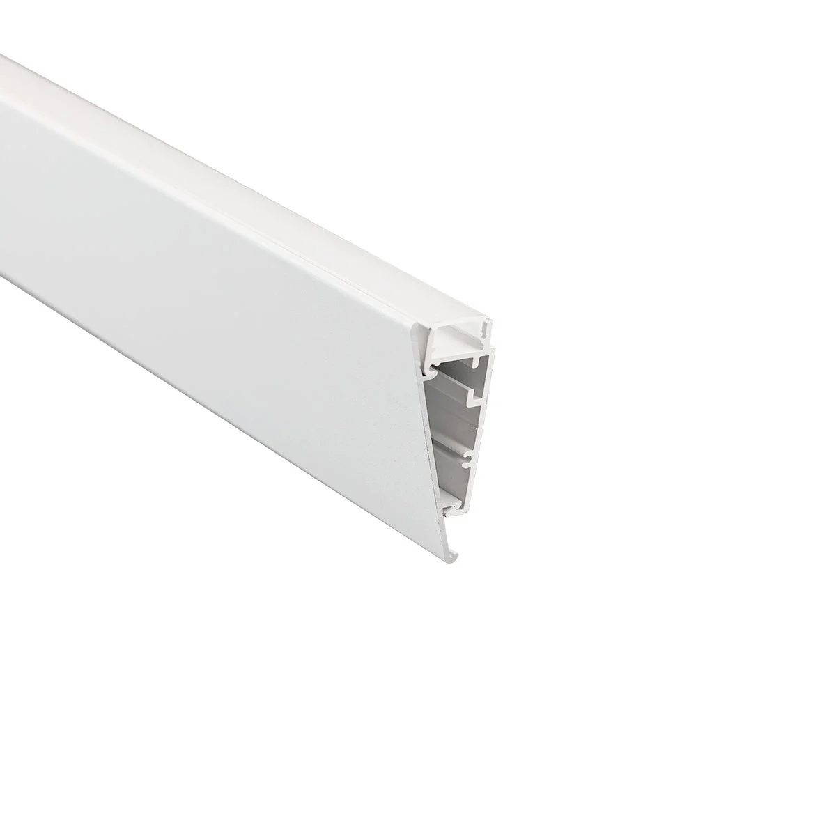 Kit perfil de aluminio superficie - Tira LED ≤ 12mm - 23.5x57.8mm - 2 metros