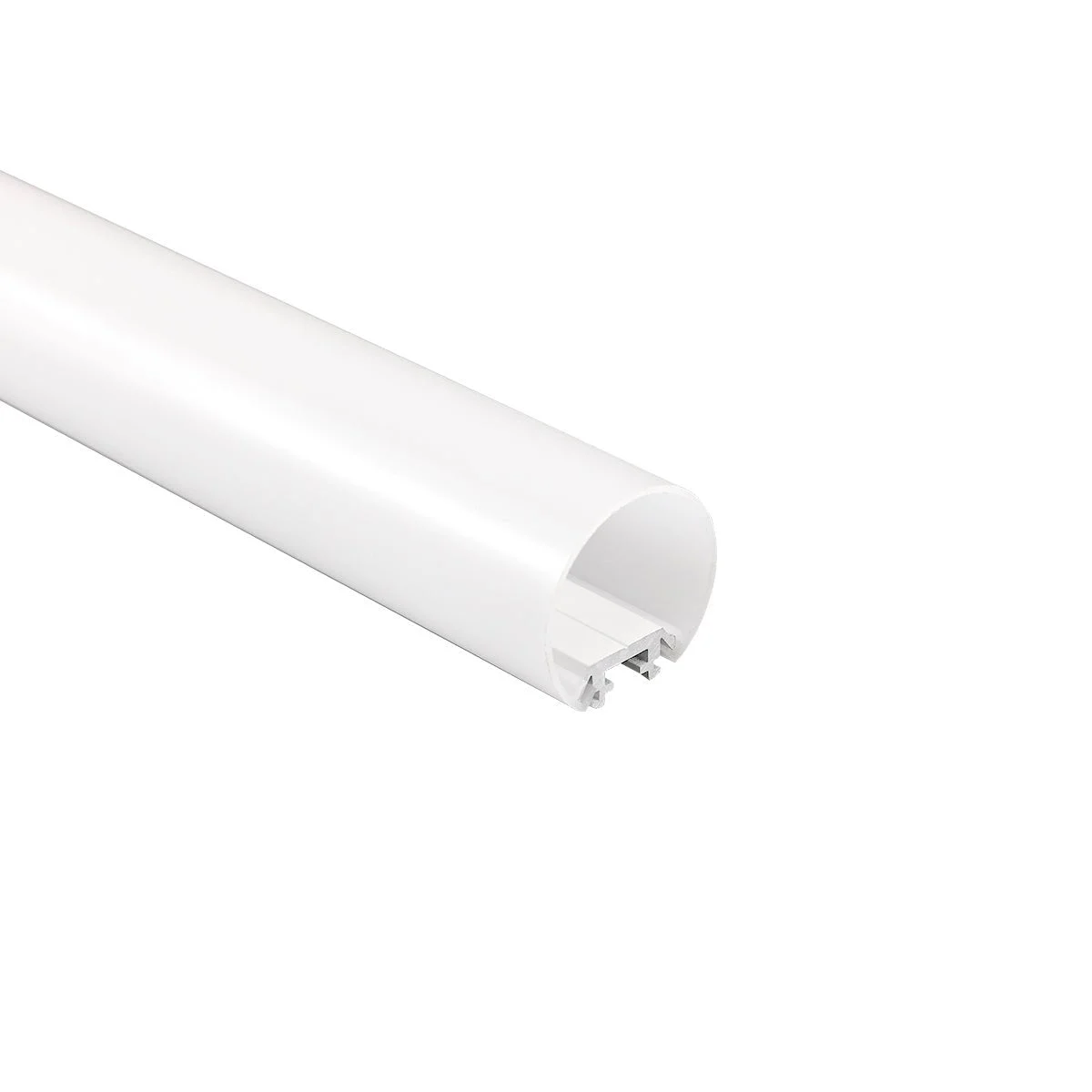 Perfil de aluminio superficie o suspensión - Tubo - Tira LED ≤ 12mm - 23x8mm - 2 metros