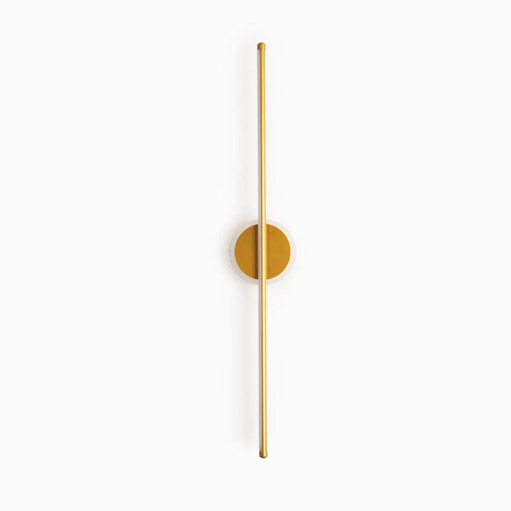 Arisha Moderno Geométrico Metal Aplique de Pared Dorado/Negro/Blanco
