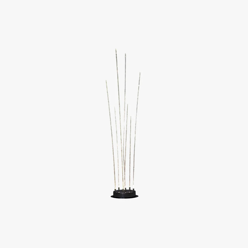 Ray Lámpara de Pie Exterior LED Fibra Óptica Metal Patio