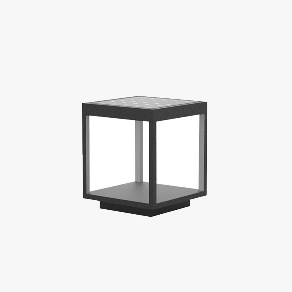 Ray Moderno Lámpara Exterior Rectangular Metal Patio