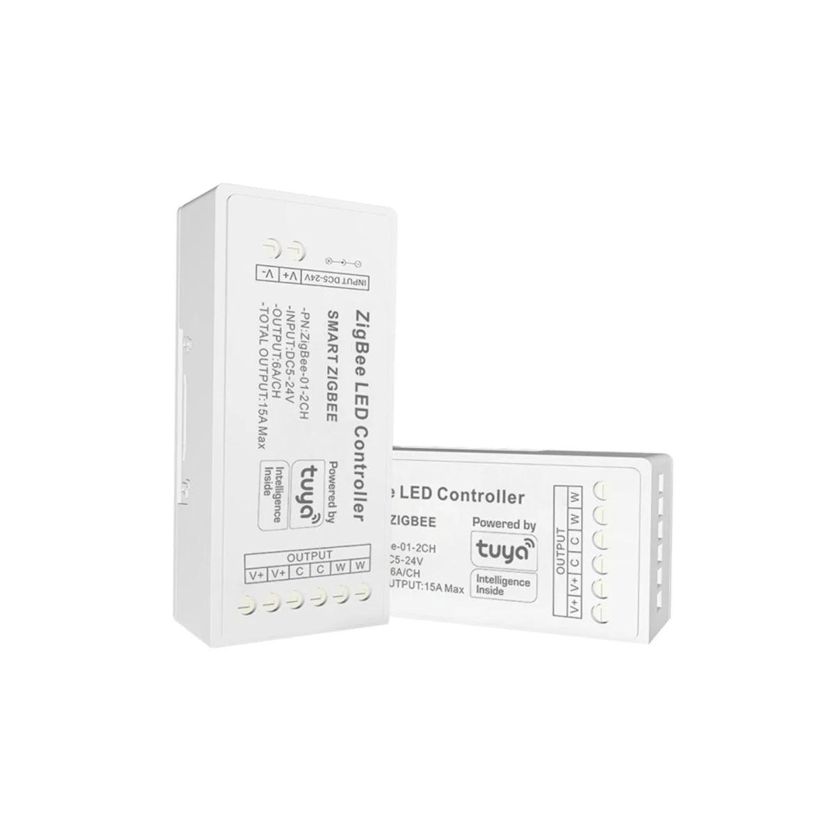 Controlador para tira LED CCT - 6A por canal - ZigBee/TUYA SMART