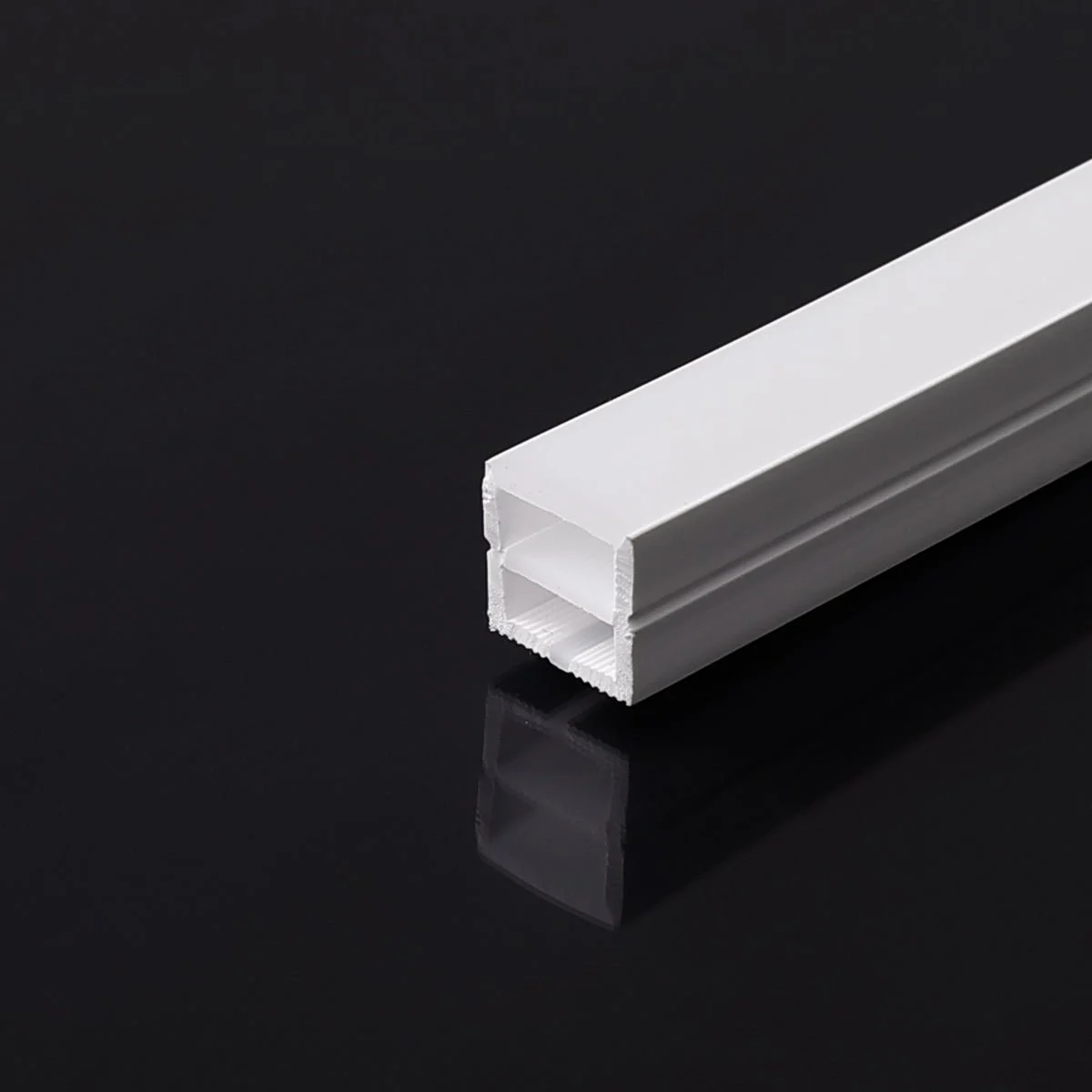 Funda de silicona flexible blanca - Tira LED a neón - 10x10 mm - Superficie