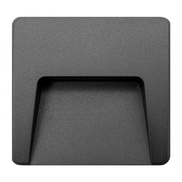 Baliza de Superficie Led Cuadrado Project Negro Antracita 3W IP65