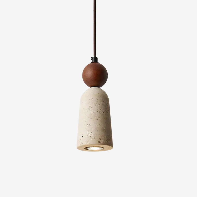 Bellaro Lámpara Colgante Minimalista Travertino