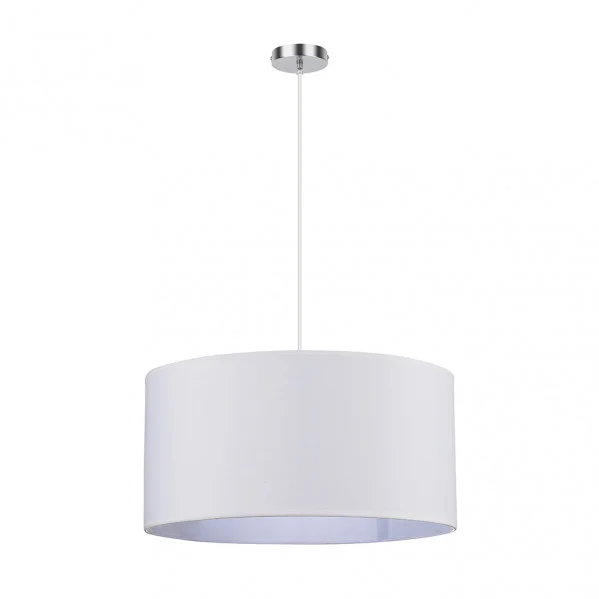 Lámpara Colgante Blanco / Cromo Cromo Blanco  3xE27
