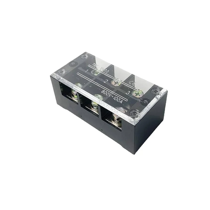 Bloque de Terminales de Doble Fila TBC-1003 3P – 600V 100A