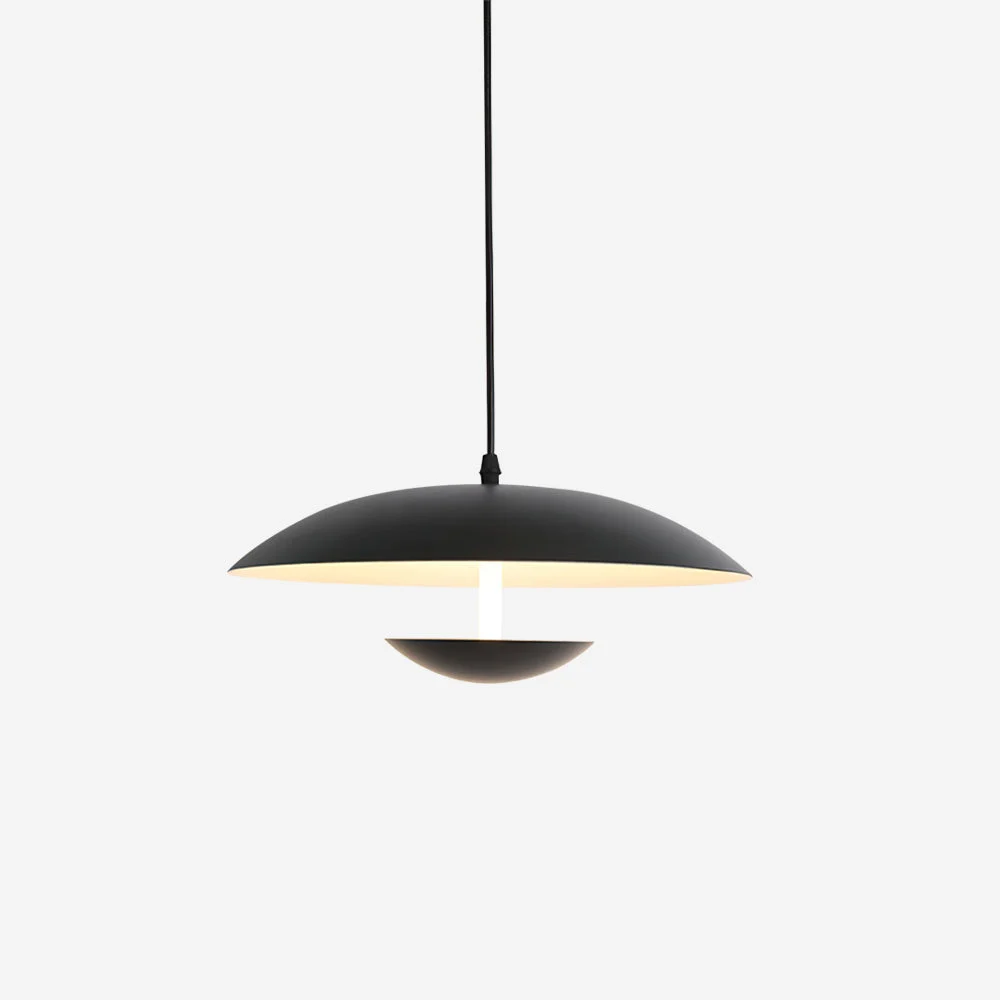 Pylos Lámpara Colgante Negro Moderno Cúpula