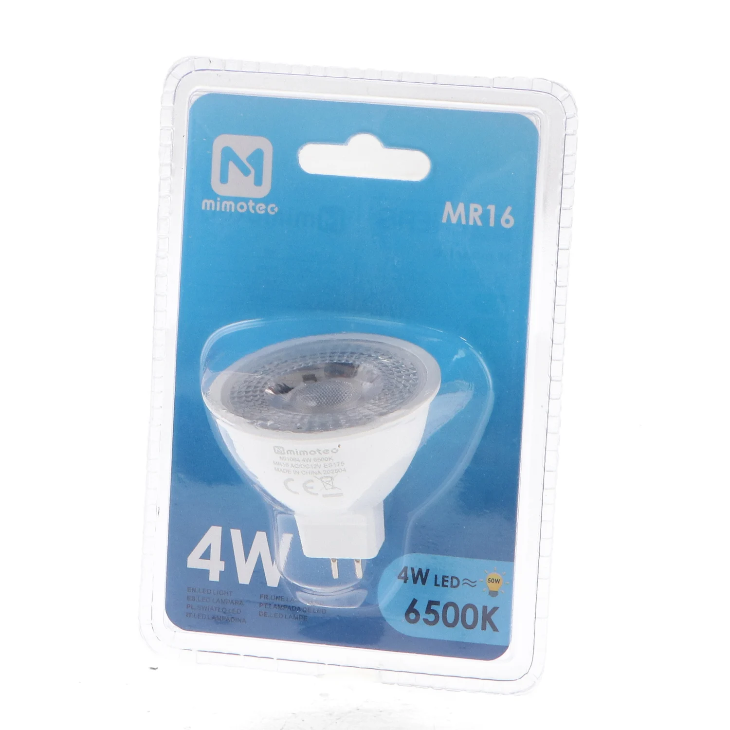 Bombilla LED MR16 4W 38º IP20