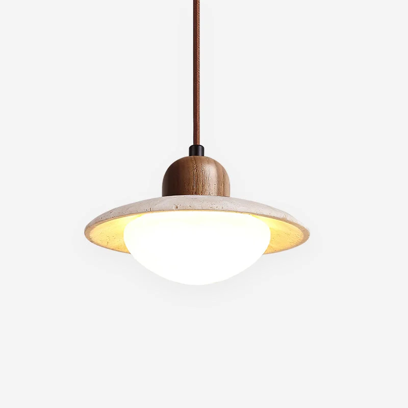 Duvio Lámpara Colgante Minimalista Travertino