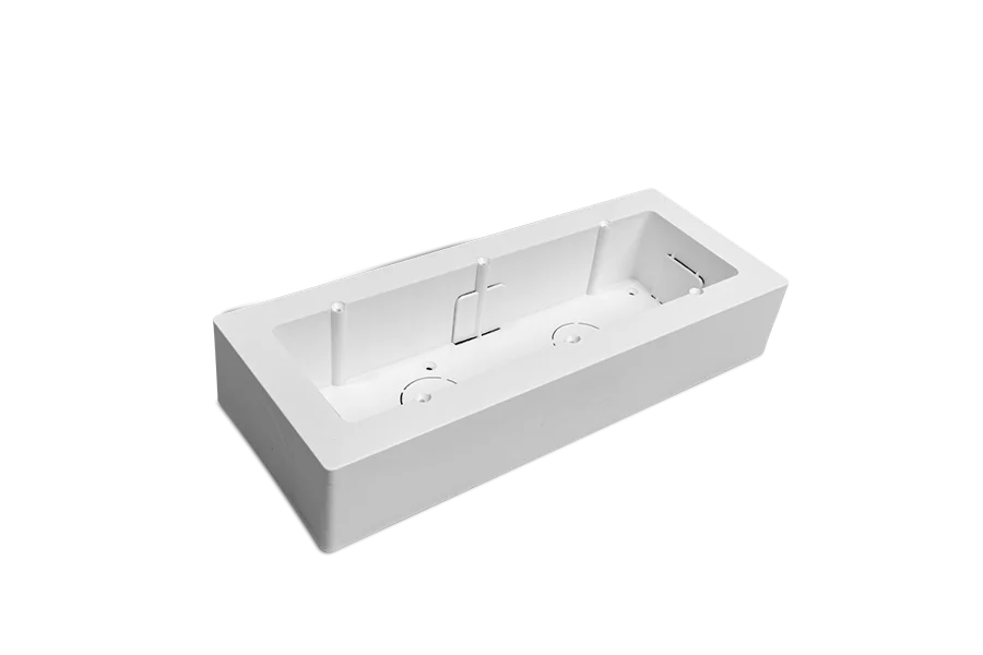 Caja Universal de Superficie 3 elementos 234x92x42 mm con Tornillos