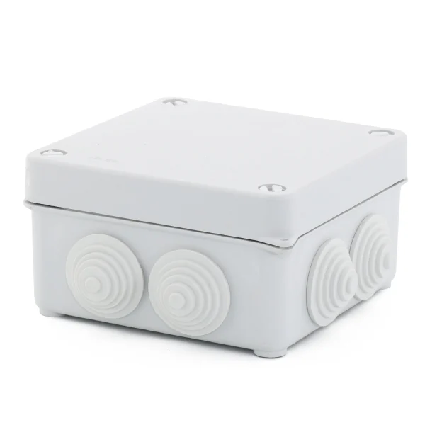 Caja Estanca IP55 de Superficie con 7 Conos 113x113x60 mm