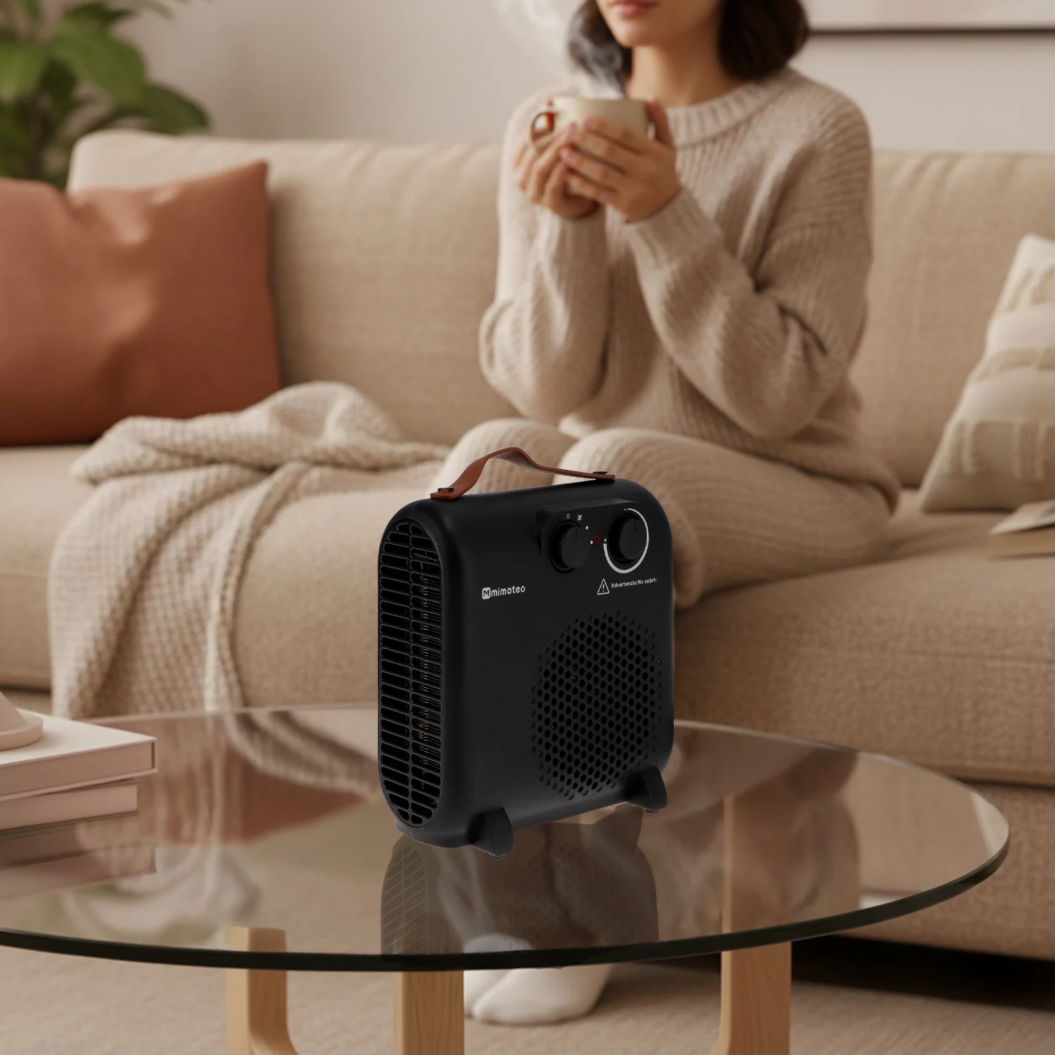 Calefactor Eléctrico Black Compact 2000W IP20