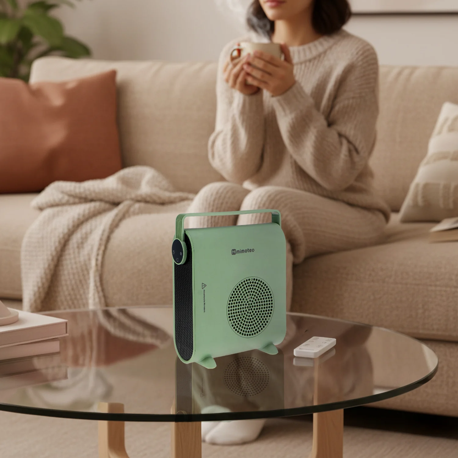 Calefactor Cerámico Green Broken Hearth 2000W IPX0