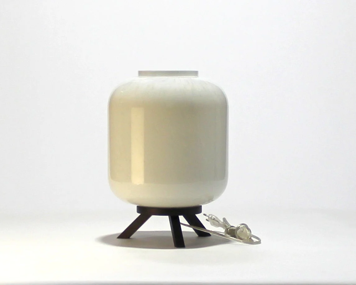 Lámpara de mesa | Ópalo blanco