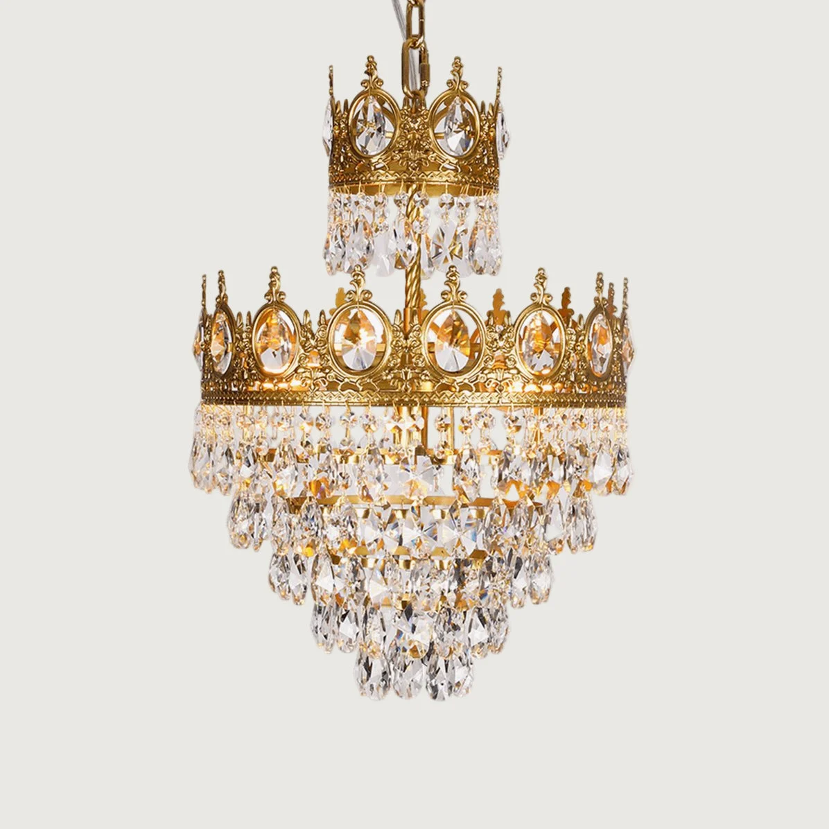 Xirva - Candelabro de Hecho a Mano – Lámpara de Araña Techo Elegante para Interiores