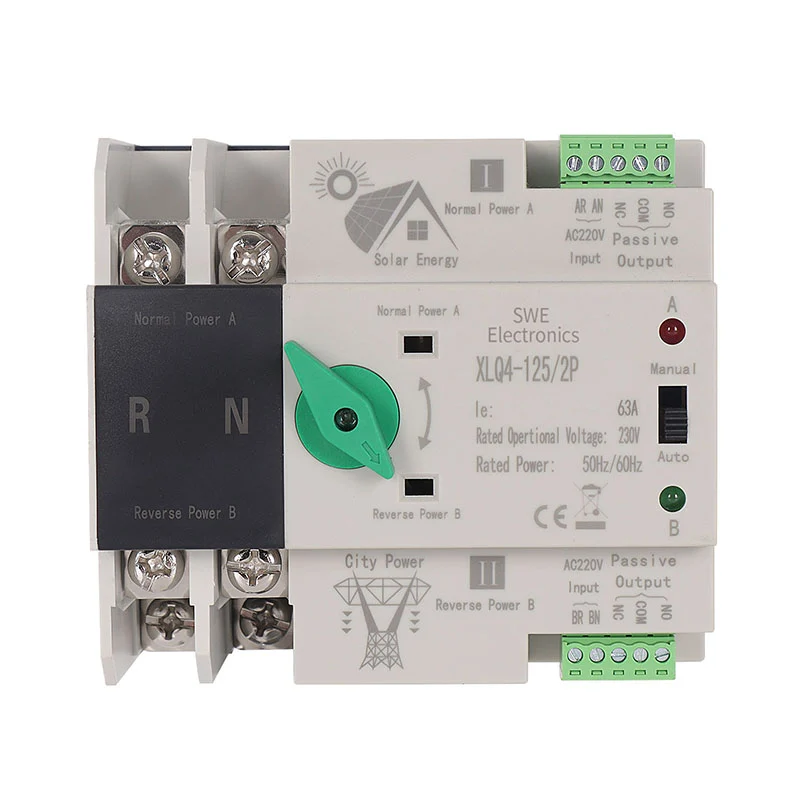 Contactor Monofásico ATS 2P 63A