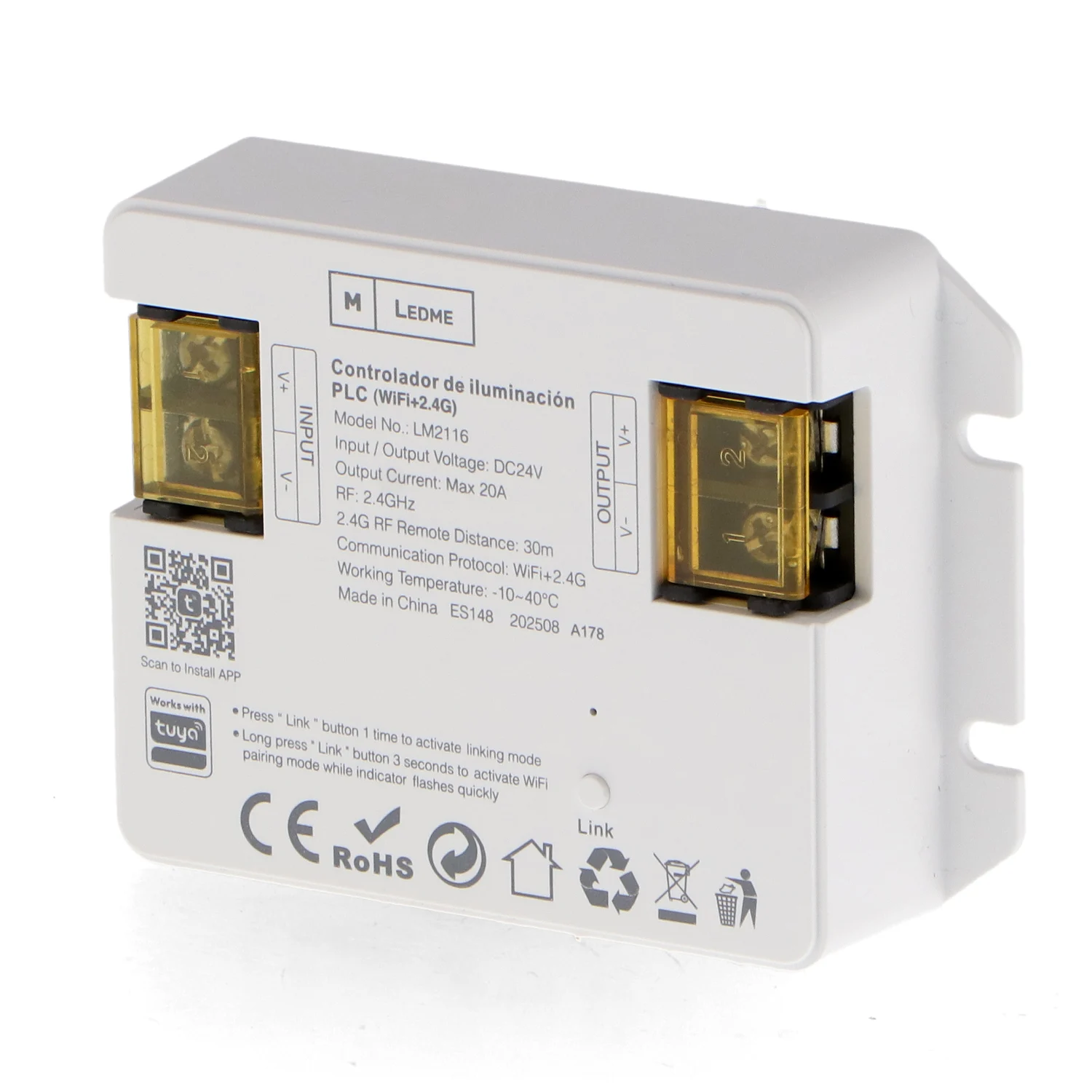 Controlador PLC Master Smart Garden 24V WiFi+2.4GHz IP20