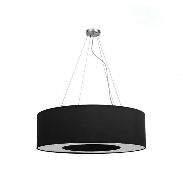 Lámpara Colgante Cromo / Negro Cromo Negro  4xE27