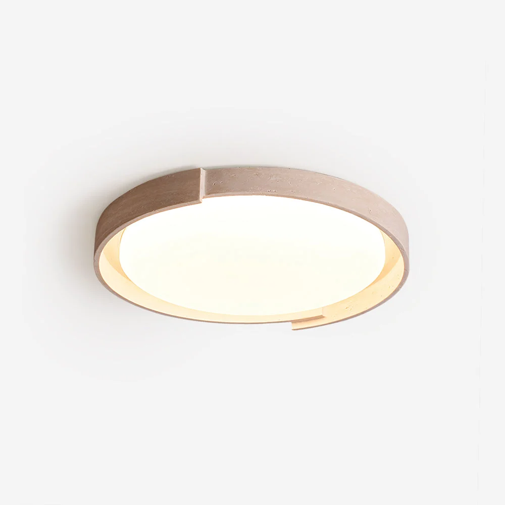 Juvio Luz Techo Minimalista Travertino