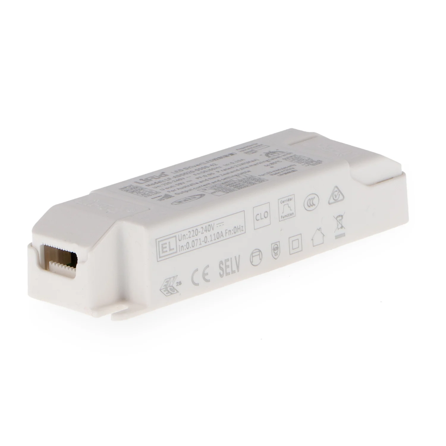 Driver Lifud Dali / Push Salida 20-42V Dc 21W No Flicker LF-ADD020-0500-42 IP20