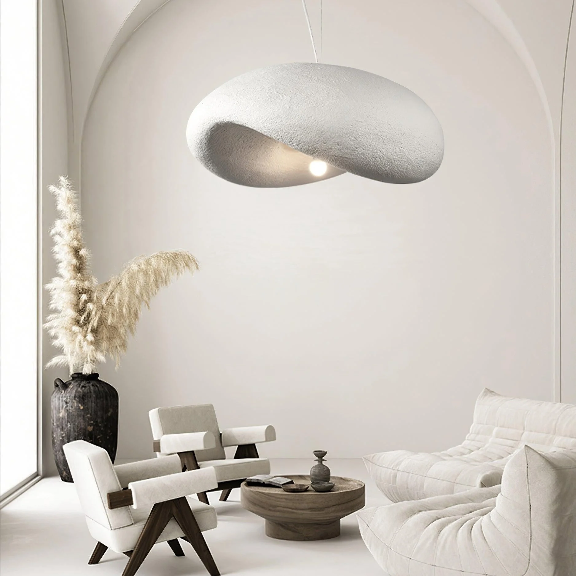 Avi Lámpara Colgante Moderna Nubes Metal Salón/Dormitorio