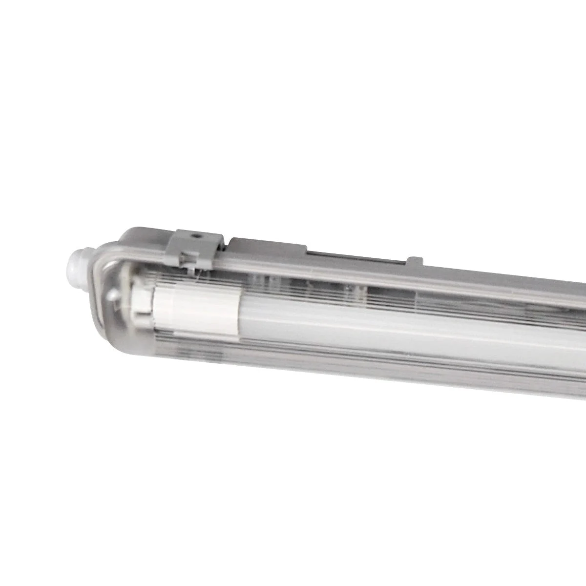 Pantalla estanca ECO CLIMATE - Tubo LED T8 - 150cm - Clips plásticos - IP65