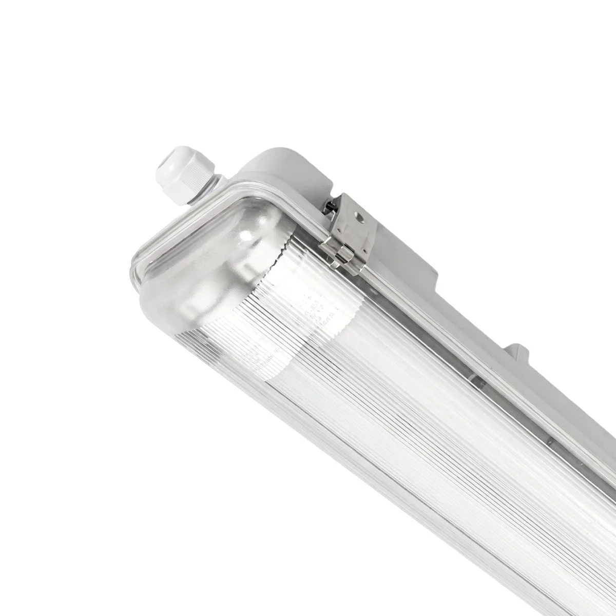 Pantalla estanca ECO CLIMATE - 2 tubos LED T8 - 150cm - Clips plásticos - IP65
