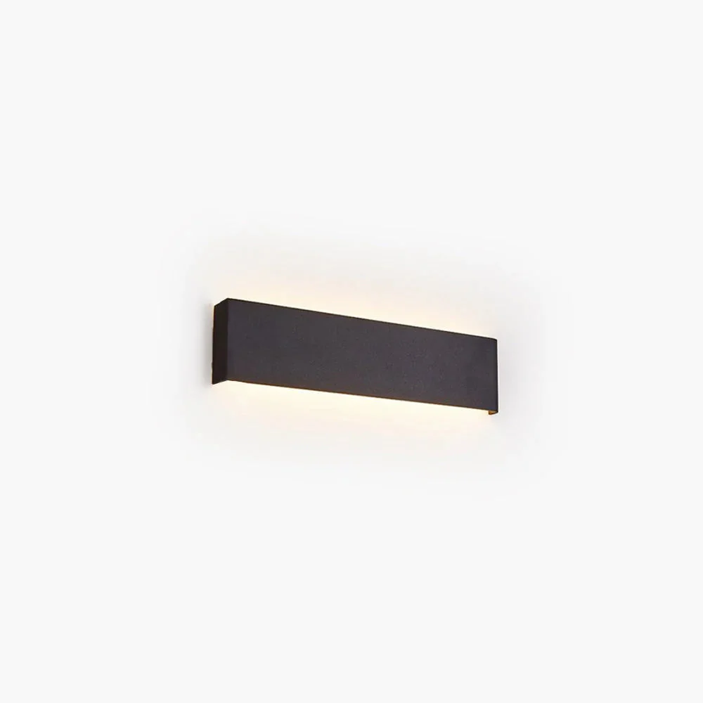 Arisha Moderno LED Aplique Interior Rectangular Negro/Cuarto de Baño/Salón Blanco/Dorado
